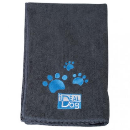 Picture of PACK OF 2 IDEAL DOG MICROFIBER TOWEL GREY